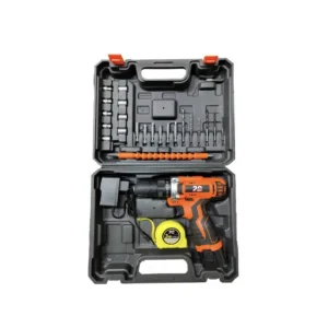 دریل شارژی تک باطری 25 پارچه بیست مدل DC