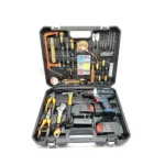 کیت دریل شارژی چکشی سه نظام فلزی باس مدل 118v