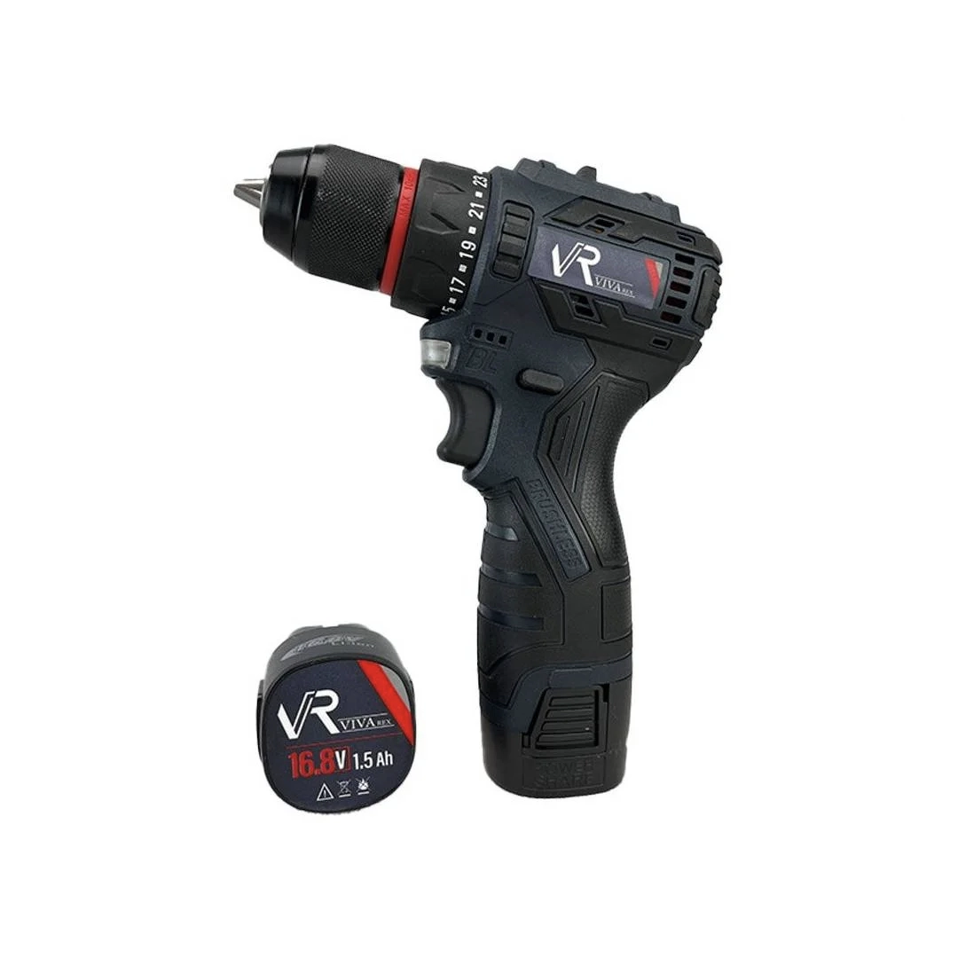 مدل VR1682H-BL-3 دریل شارژی براشلس ویوارکس مدل VR1682H-BL